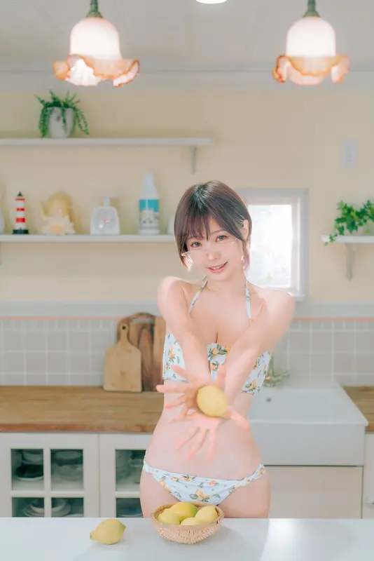 NO.123【寫真8月訂閱】C-檸檬泳裝 Lemon Swimsuit - ElyEE子